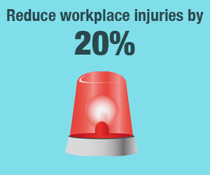 Digital signage make workplace safer