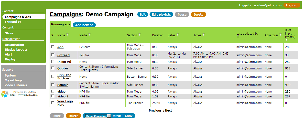 Create and Manage Your Campaigns