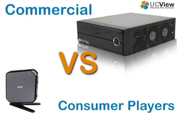 Commercial vs. Consumer Digital Signage Players