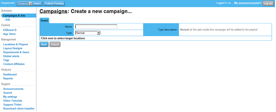 How to Create a Campaign