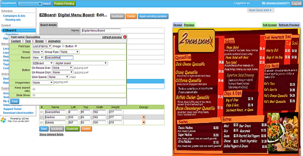 A Simplified Solution for Your Digital Menu Board