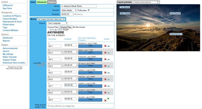 UCView Introduces Playlist Drag and Drop Functionality
