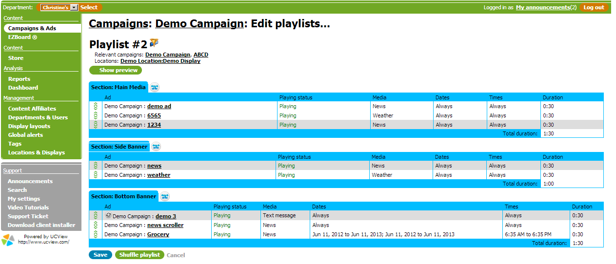 Enhance your Ad Experience Using the Playlist