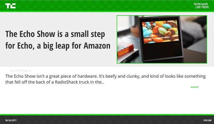 UCView Releases TechCrunch Digital Signage Content