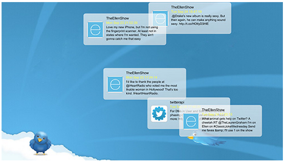 Make Your Tweets Pop-out on Screen Using the Twitter Bubbles Content