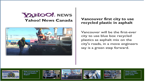 Yahoo Canada News Available in Content Store