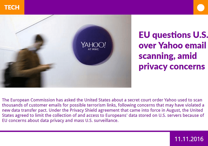 Display Yahoo U.S. News HTML5 Digital Signage with a Stylish New Layout