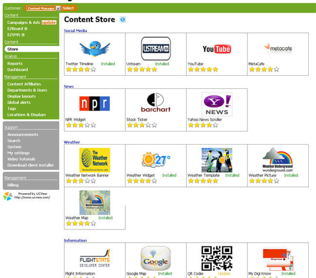 New Design to Our Digital Signage Content store