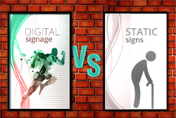 Benefits of Digital Signage Over Static Signs
