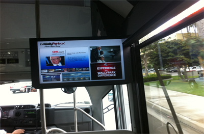 WallyPark Uses GPS Motion Triggered Ads to Communicate to Travelers on the Shuttle