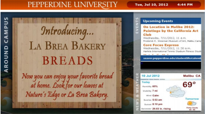 Pepperdine University Digital Signage Case Study