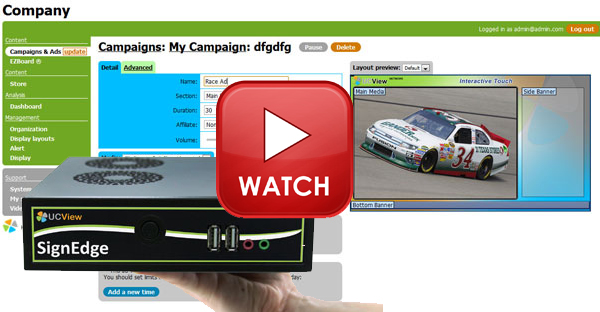 Digital Signage video