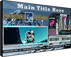Digital Signage Layout Example