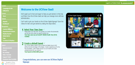 Try Out UCView’s Free Digital Signage Software